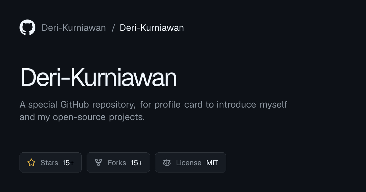 GitHub Repository preview