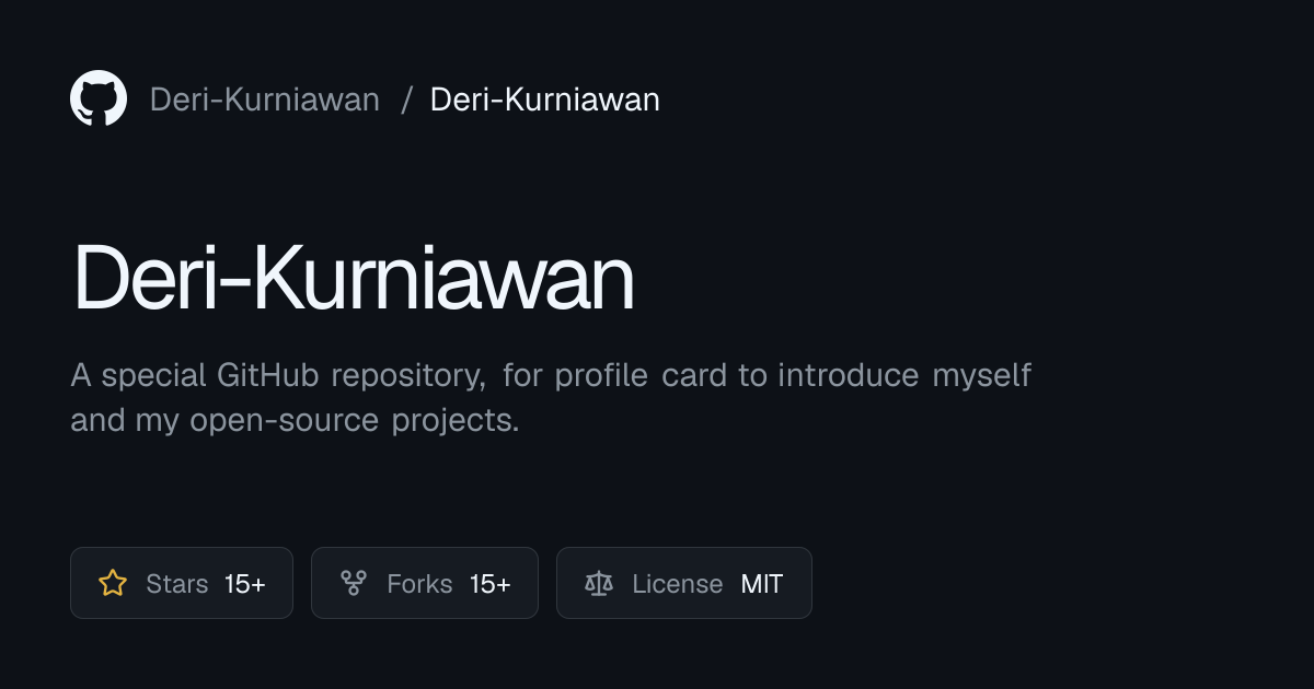 GitHub Repository preview